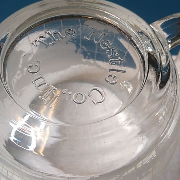 Vintage Nestle Glass World Map Mugs Set (3) READ Mixed - Picture 3 of 6